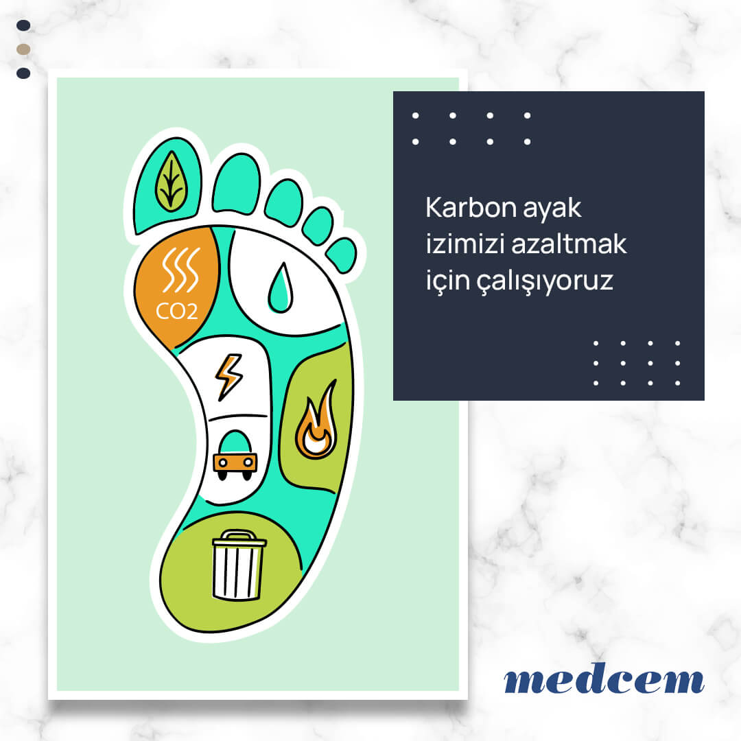 Karbon ayak izimizi azaltmak için çalışıyoruz