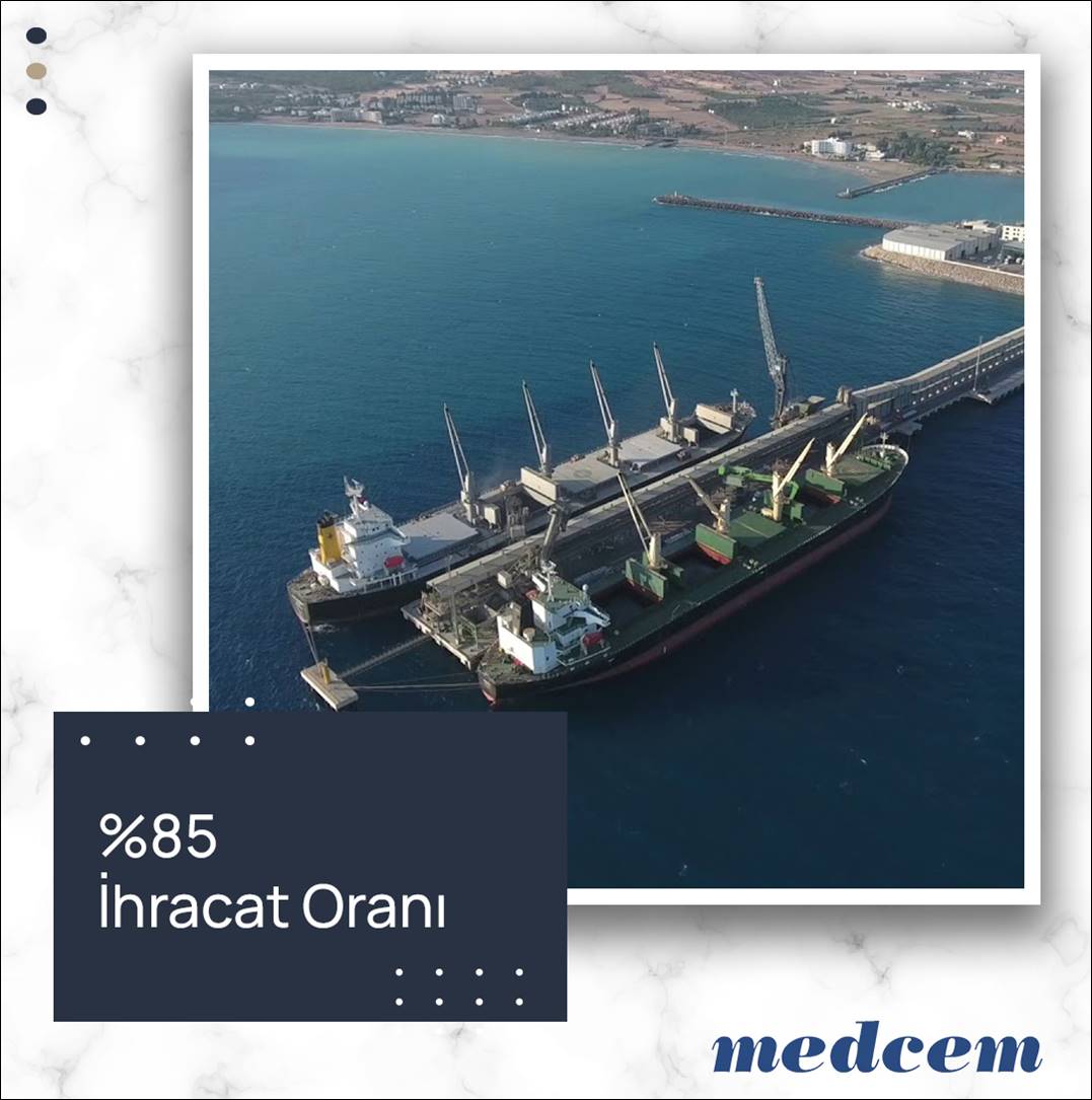 #RakamlarlaMedcem %85 İhracat Oranı